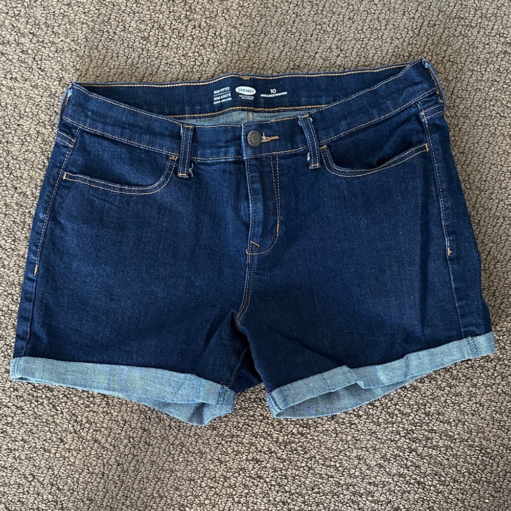 Old Navy Dark Blue Jean Shorts